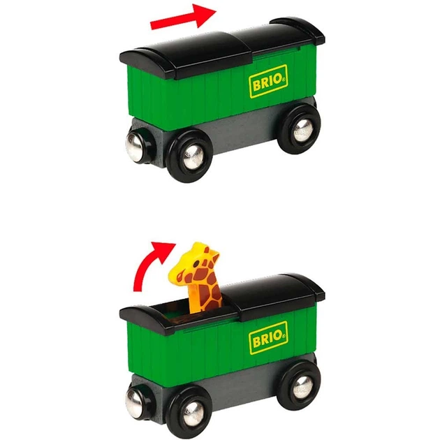 Поезд для железной дороги BRIO Сафари (33722) – игрушки с