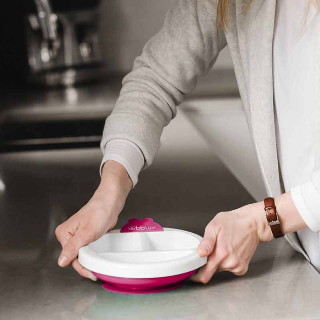 Тарілка для годування з підігрівом Bbluv Бібілав Plato Rose (B0107-P) - зображення 7