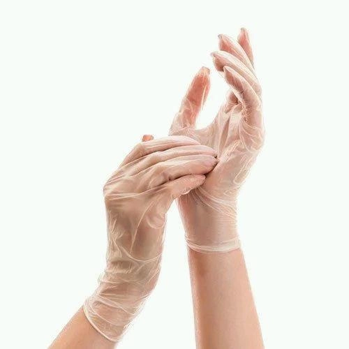 Одноразові рукавички вінілові без пудри нестерильні Medicom Safe Touch Розмір S Прозорі - изображение 1
