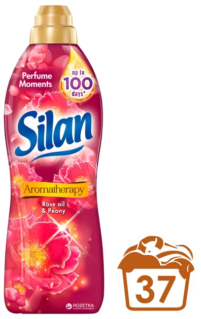 Ополаскиватель для белья Silan Ароматерапия с ароматом Пиона и масла Розы 925 мл (9000101092134) - изображение 2