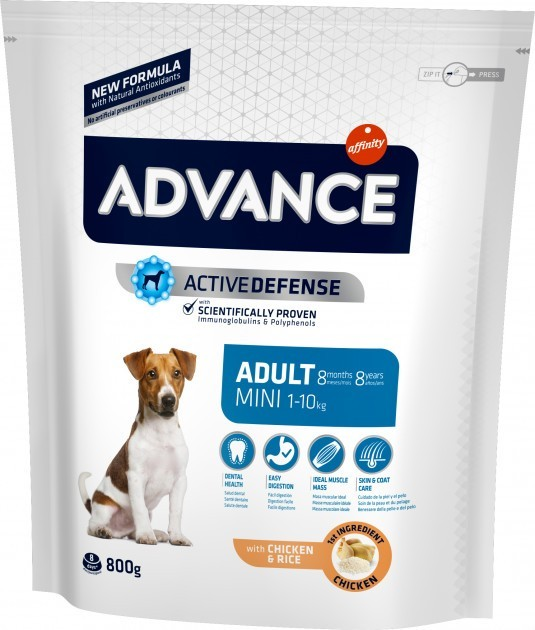 Сухий корм для дорослих собак маленьких порід Advance Dog Mini Adult з ...