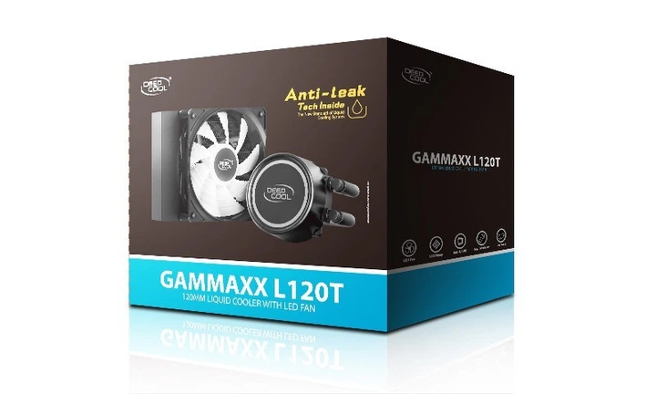 Система жидкостного охлаждения DeepCool GAMMAXX L120 T RED - Фото 9 Система жидкостного охлаждения DeepCool GAMMAXX L120 T RED - изображение 9