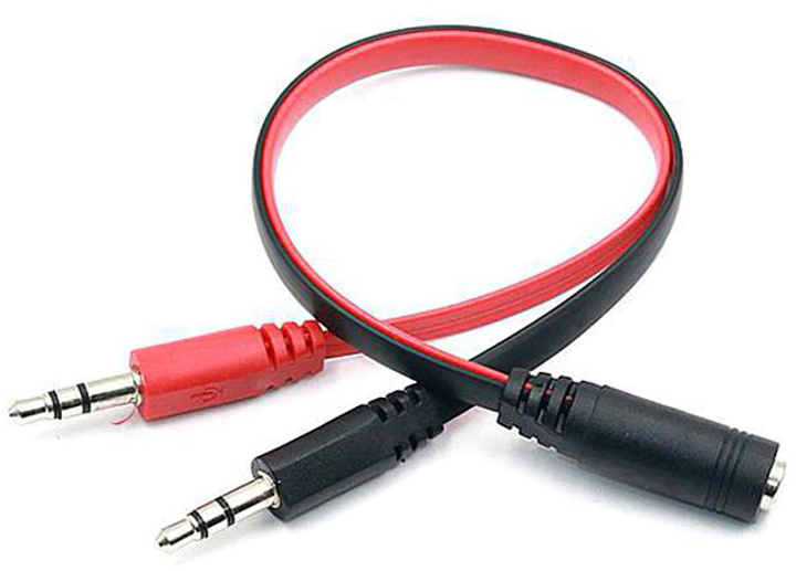 Переходник Protech Kotion Each 4pin 3.5 мм F - 2 x 3pin 3.5 мм M 0.22 м ...
