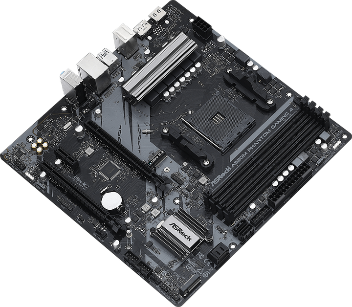 Материнская плата ASRock A520M Phantom Gaming 4 (sAM4, AMD A520, PCI-Ex16) - изображение 3