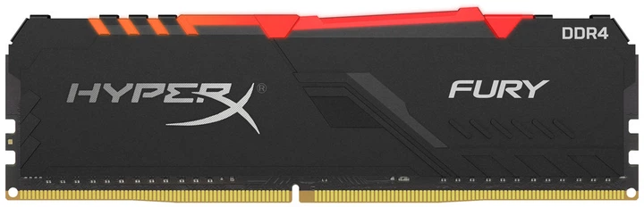 Оперативная память HyperX DDR4-3200 16384MB PC4-25600 Fury RGB