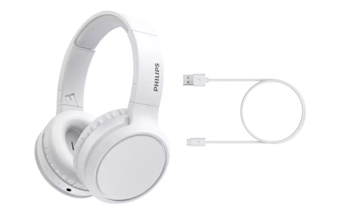 Навушники Philips TAH5205WT On-ear Mic Wireless White - зображення 2