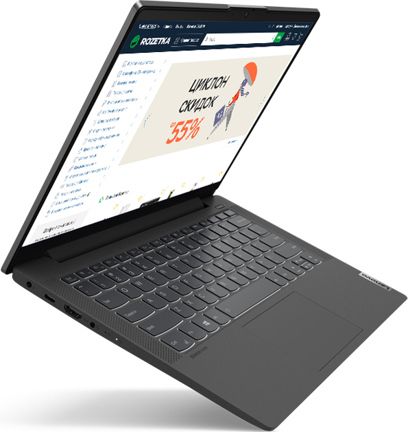 Ноутбук Lenovo IdeaPad 5 14IIL05 (81YH00PARA) Graphite Grey