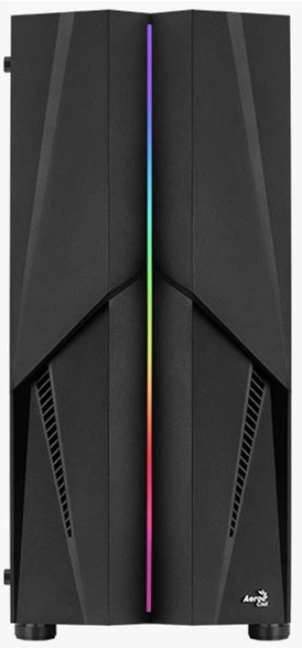 Obudowa Aerocool Mecha Black Mid Tower RGB Glass side panel (AEROPGSMECHA-G-BK-V1) - obraz 6
