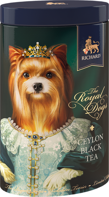 Чай черный рассыпной крупнолистовой Richard The Royal Dogs Йорк 80 г (2200000000323) - изображение 1
