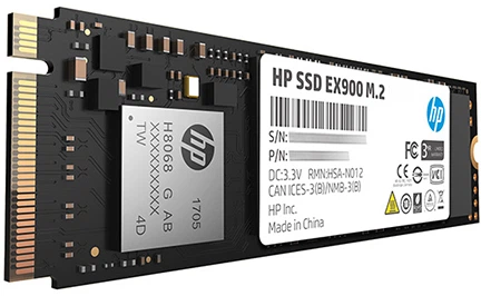 SSD диск HP EX900 500GB NVMe M.2 2280 PCIe 3.0 x4 3D NAND TLC
