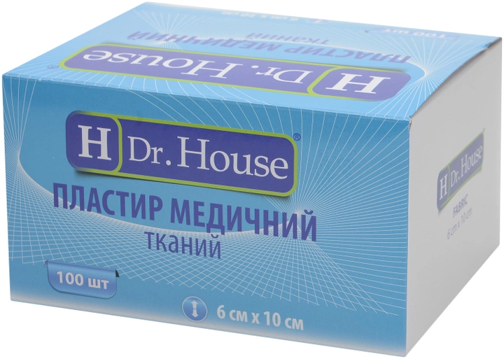 Пластир медичний тканинний H Dr. House 6 см х 10 см (5060384392165) - зображення 2