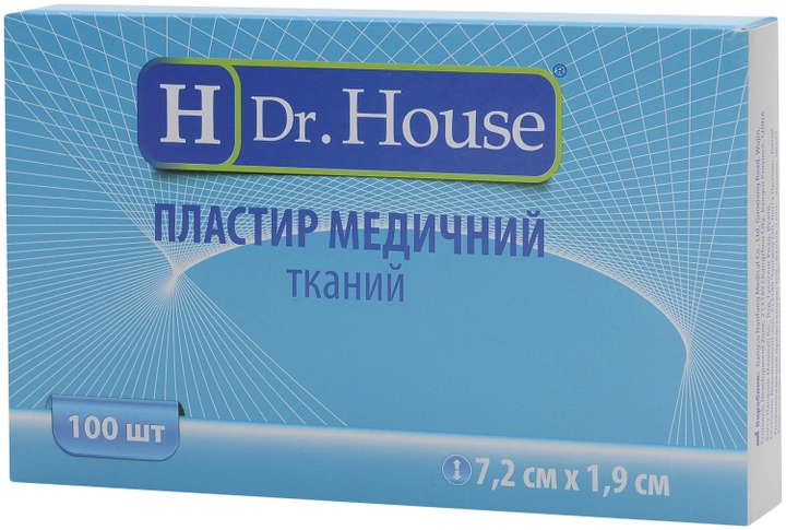 Пластырь медицинский тканевый H Dr. House 7.2 см х 1.9 см (5060384392134) - изображение 2