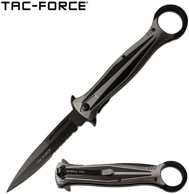 Нож Tac-Force TF-986GY Черный - изображение 2