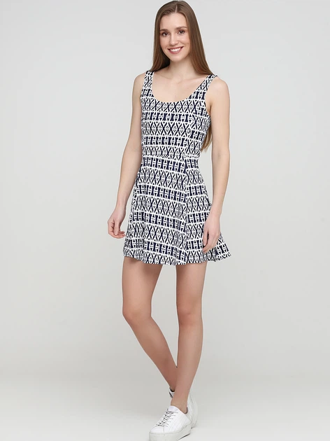 Сарафан жіночий H&M 0467302_сині.візерунок 34 Білий (KZ2000000891736_LD2000000876405_KAY2000000891736) - Фото 1 Сарафан жіночий H&M 0467302_сині.візерунок 34 Білий (KZ2000000891736_LD2000000876405_KAY2000000891736) - зображення 1