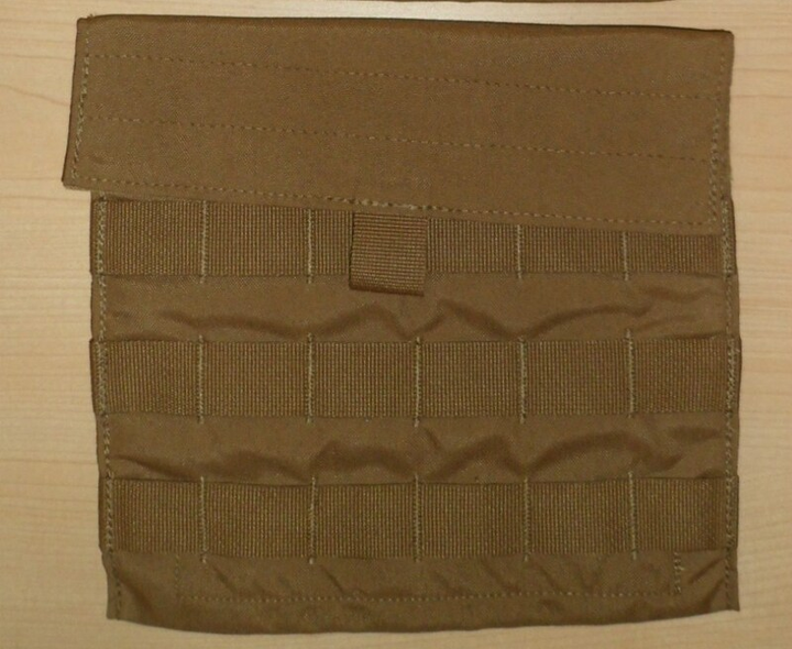 Подсумок молле для боковых бронеплит армии США USGI EAGLE Ind. USMC Coyote Side Plate Pocket Койот Браун - изображение 1