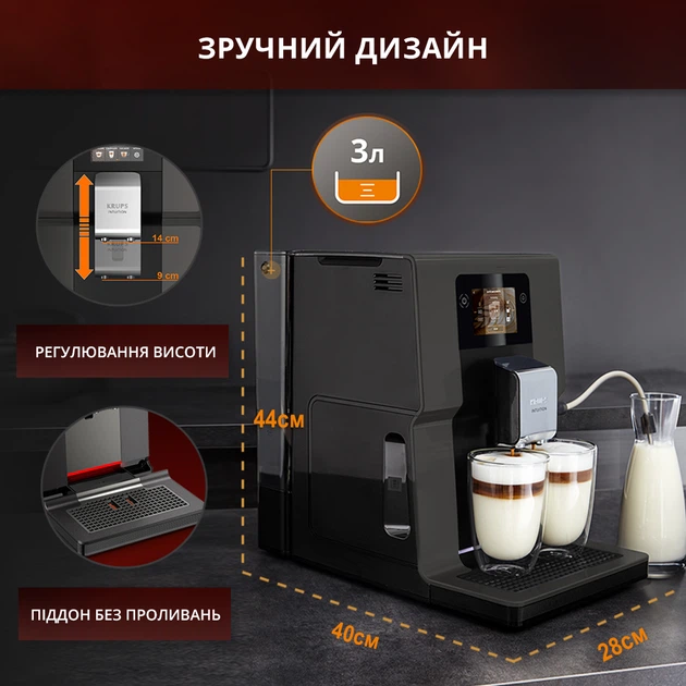 Кофемашина KRUPS EA872B10 - изображение 5