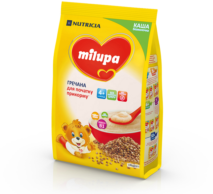 Безмолочна каша Milupa Гречана 170 г (5900852039003) - зображення 4