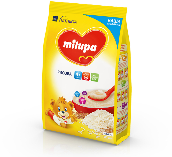 Молочна каша Milupa Рисова 210г (5900852931178) - зображення 3