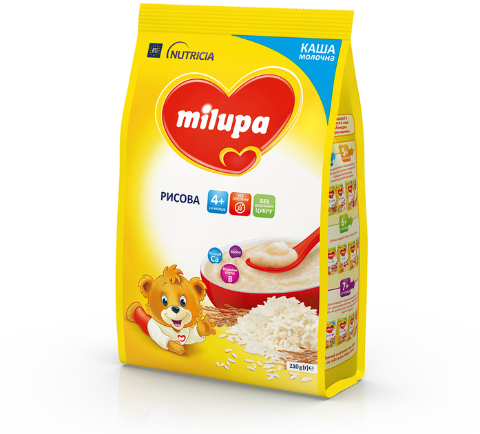 Молочна каша Milupa Рисова 210г (5900852931178) - зображення 4