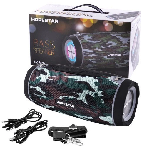 Портативна Bluetooth колонка Hopestar H45 PARTY Камуфляж - Фото 5 Портативна Bluetooth колонка Hopestar H45 PARTY Камуфляж - зображення 5