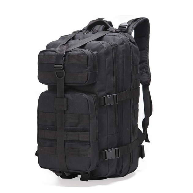 Тактичний штурмовий військовий рюкзак Armour Tactical C35 Oxford 600D (з системою MOLLE) 35 літрів Чорний - зображення 1