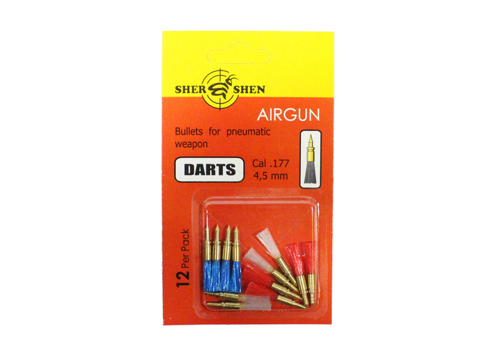 Кулі-дротики для пневматики 4.5 мм Шершень Darts 1г по 12 шт/уп. - зображення 1