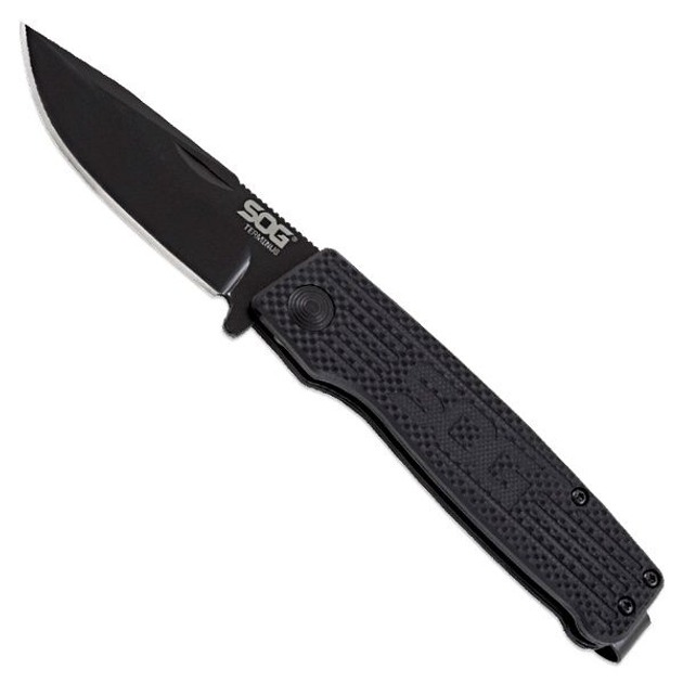 Ніж SOG Terminus Slip Joint Black TM1002-BX - зображення 1