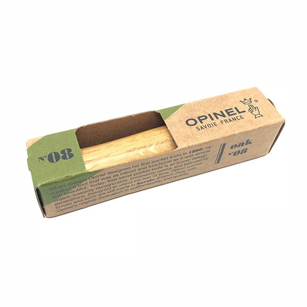 Ніж Opinel №8 Inox дуб 204.66.01 - зображення 2