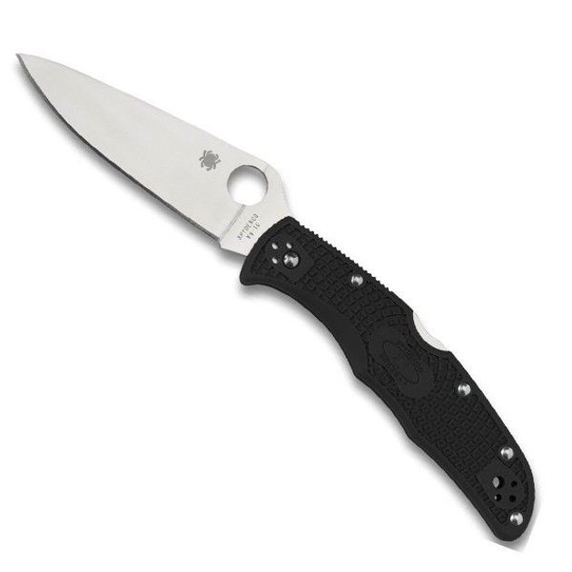 Нож Spyderco Endura Black FRN, Flat Graund C10FPBK - изображение 2