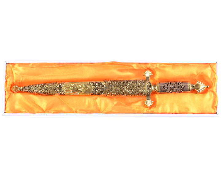 Нож Кинжал Gold Shell, Сувенирный 41 см - изображение 1