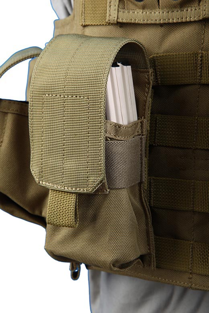 Подсумок для магазина молле Shark Molle M16 Single Mag Pouch 80001208, 900D Digital Woodland ( АОР2) - изображение 1