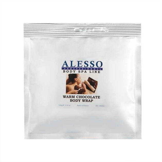 Обертывание для тела ALESSO Warm Chocolate Body Wrap с эффектом детокс 100 г 