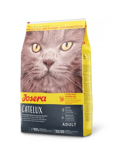 Сухой корм Josera Catelux с птицей для котов со склонностью к образованию комков шерсти 400g - Фото 1 Сухой корм Josera Catelux с птицей для котов со склонностью к образованию комков шерсти 400g - изображение 1