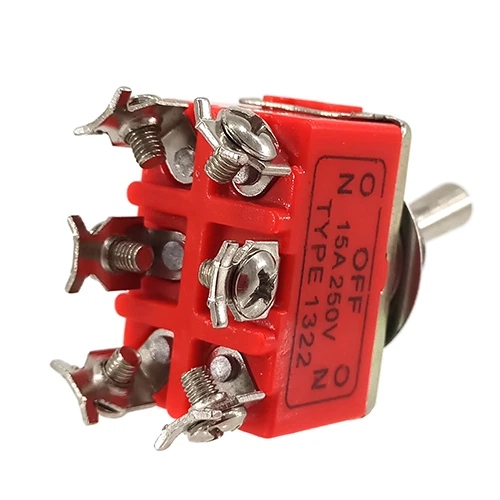 Тумблер Светоприбор оранжевый большой 3-и положения 15А тип 1322 ...