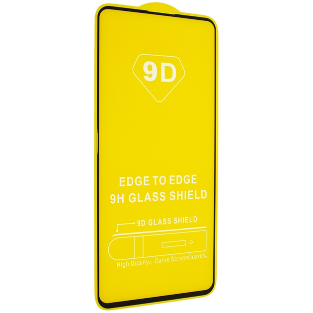 Защитное стекло King Fire для Samsung Galaxy A71 Черный 9D 9H Full Glue ...