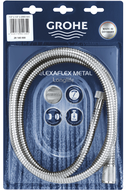 Шланг для душа GROHE Rotaflex Metal Longlife 28145000 – фото, отзывы ...