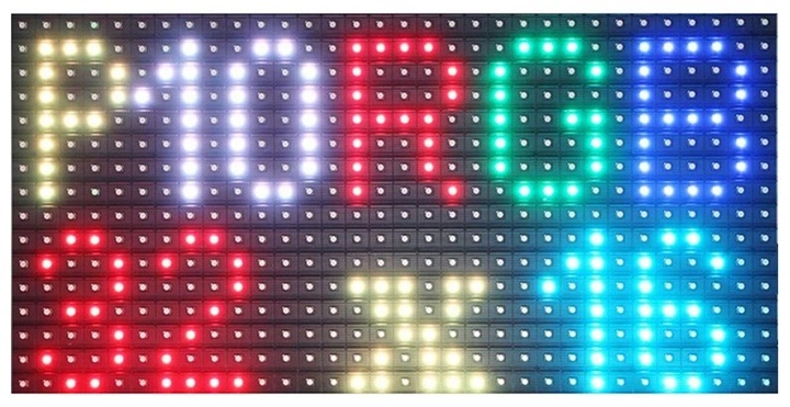 Светодиодный (LED) модуль P10 полноцветной(RGB) - Фото 1 Светодиодный (LED) модуль P10 полноцветной(RGB) - изображение 1