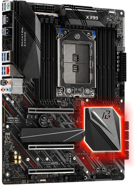 Материнська плата ASRock X399 Phantom Gaming 6 (sTR4, AMD X399, PCI-Ex16) - зображення 2
