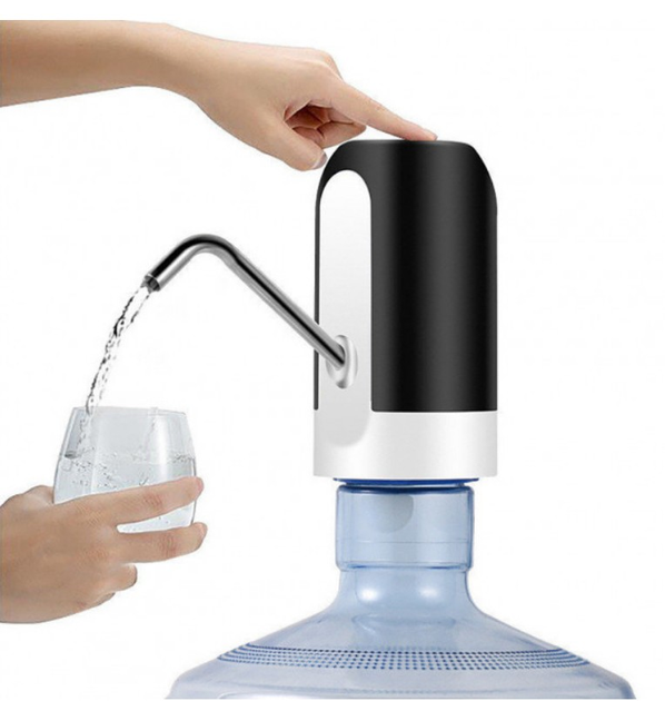 Помпа  для воды на бутыль Water Dispenser Аккумулятор LED .