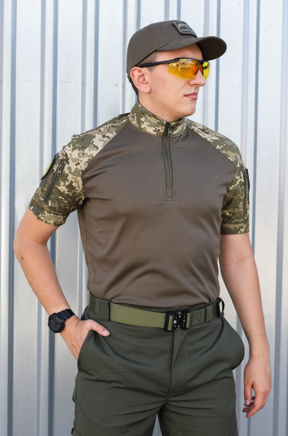 Рубашка тактическая UBACS FCTdesign Кор рукав кулпасс 54 Пиксель зсу - изображение 1