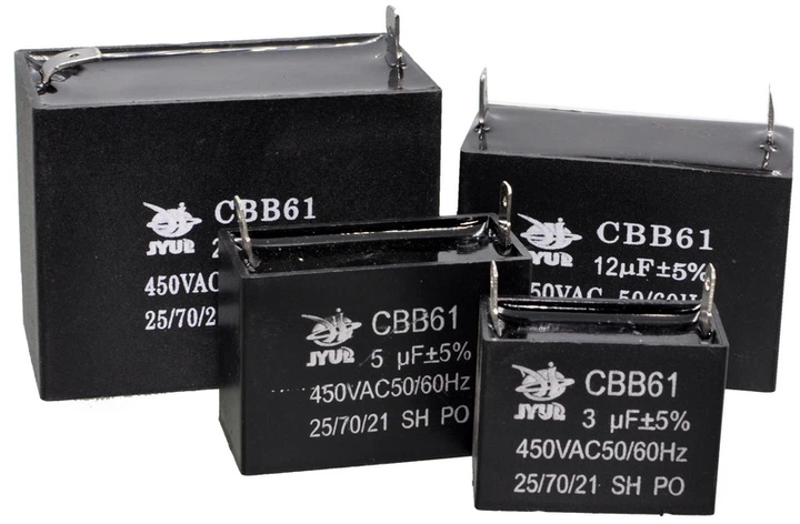 конденсатор JYUL CBB-61 3,5мкф - 450 VAC прямоугольный 38x20x30 арт.кон250 - Фото 1 конденсатор JYUL CBB-61 3,5мкф - 450 VAC прямоугольный 38x20x30 арт.кон250 - изображение 1