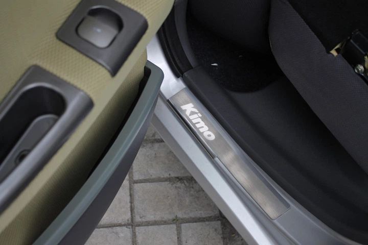 Накладки на пороги Alufrost для Chery Kimo от 2008 - изображение 2