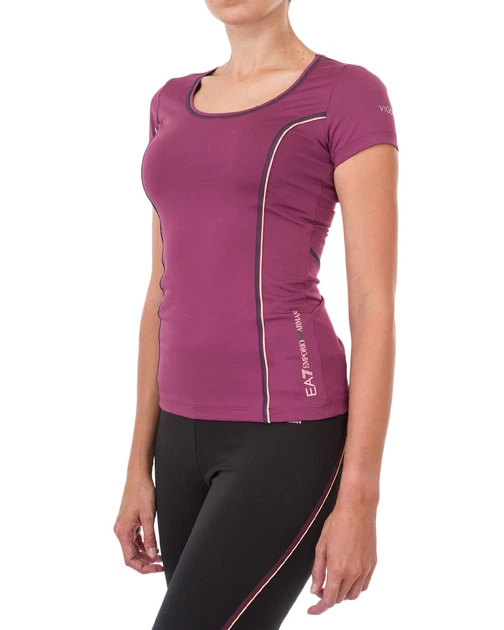 Футболка жіноча ARMANI EA7 (6YTT11-TJ56Z-1489/7-81) Фіолетовий S - Фото 3 Футболка жіноча ARMANI EA7 (6YTT11-TJ56Z-1489/7-81) Фіолетовий S - изображение 3