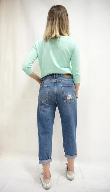 Джинсы PULL&BEAR GIRLENJOY 38 синий 2002/2 - Фото 2 Джинсы PULL&BEAR GIRLENJOY 38 синий 2002/2 - изображение 2