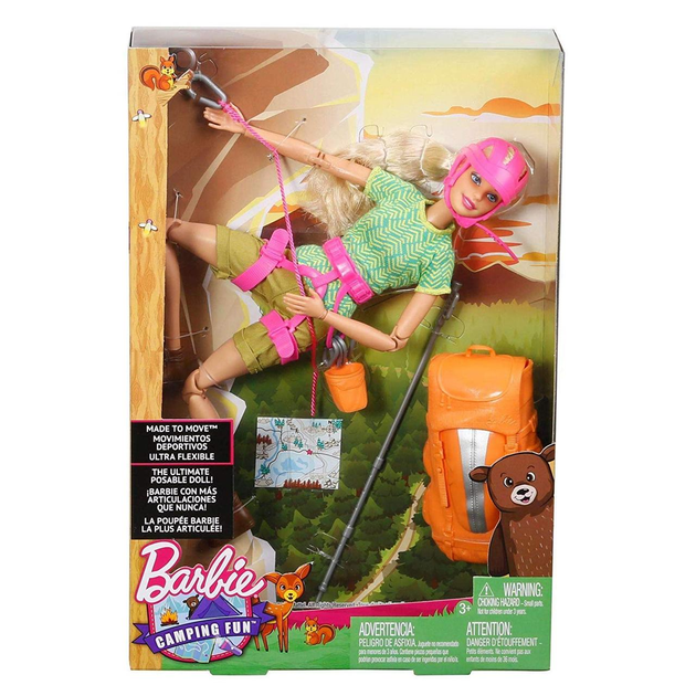 Rock store climber barbie