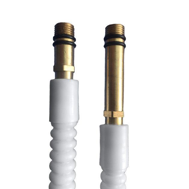 Шланг для смесителя пластиковый Perfekt 40см 1/2"х M10 (комплект 2 шт) - изображение 2