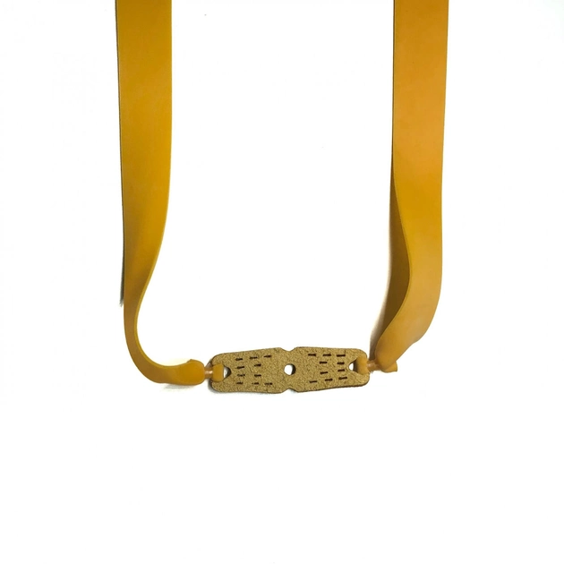 Плоская резинка для рогатки Dext натуральный латекс желтая - изображение 2