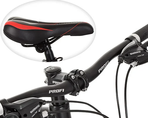 Спортивный велосипед горный Profi T26BLADE 26 1W колеса 26 дюймов, алюминиевая рама, SHIMANO 21SP - Фото 3 Спортивный велосипед горный Profi T26BLADE 26 1W колеса 26 дюймов, алюминиевая рама, SHIMANO 21SP - изображение 3