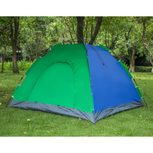 Палатка-автоматическая SunOne Lid 2-х местная с авто-каркасом 2х1.5 метра Зелено-синяя 