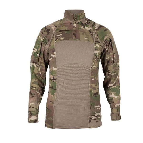 Бойова сорочка US вогнетривка Massif Combat Shirt Type II Multicam 7700000016225 Світлий камуфляж L - зображення 1